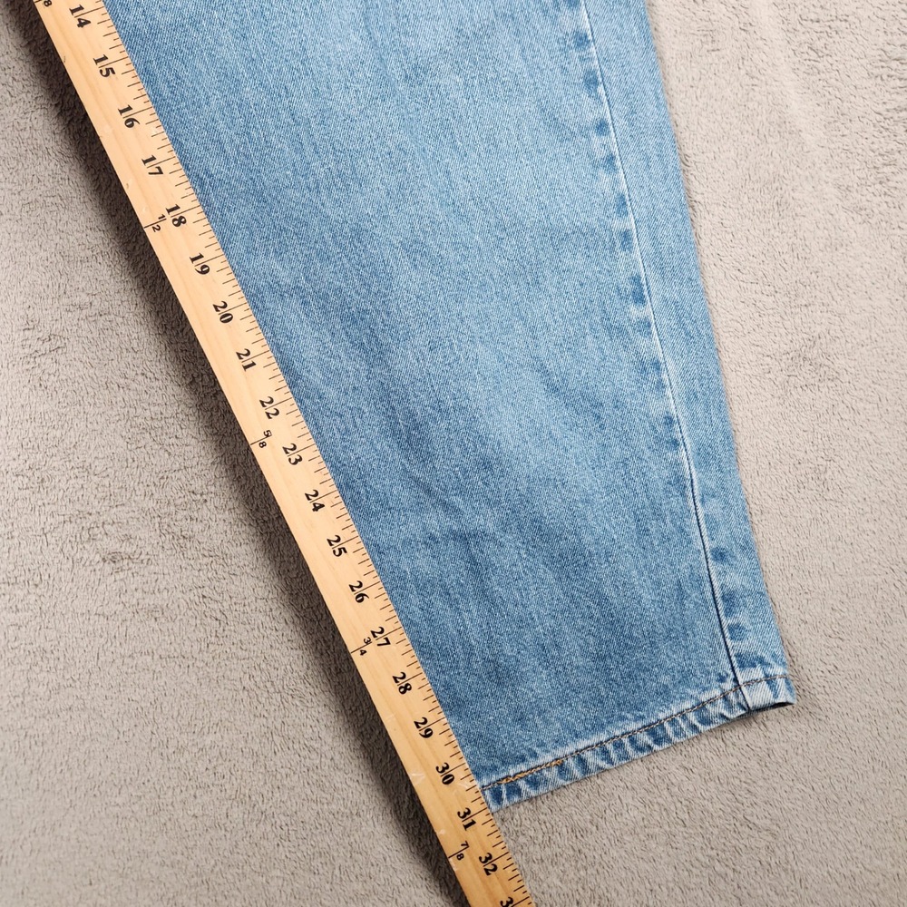 Levis 560 Comfort Fit Jeans Mens 34x32 Light Wash Tapered Leg Denim 005604891 - Picture 6 of 10